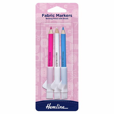 H294.C Pencils: Dressmakers with Brush: 3 Colours..